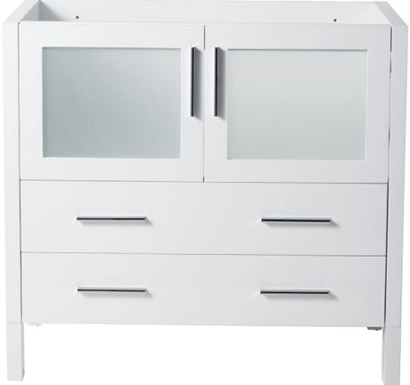 Fresca FCB6236WH Fresca Torino 36" White Modern Bathroom Cabinet