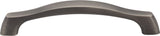 Elements 993-128BNBDL 128 mm Center-to-Center Brushed Pewter Aiden Cabinet Pull