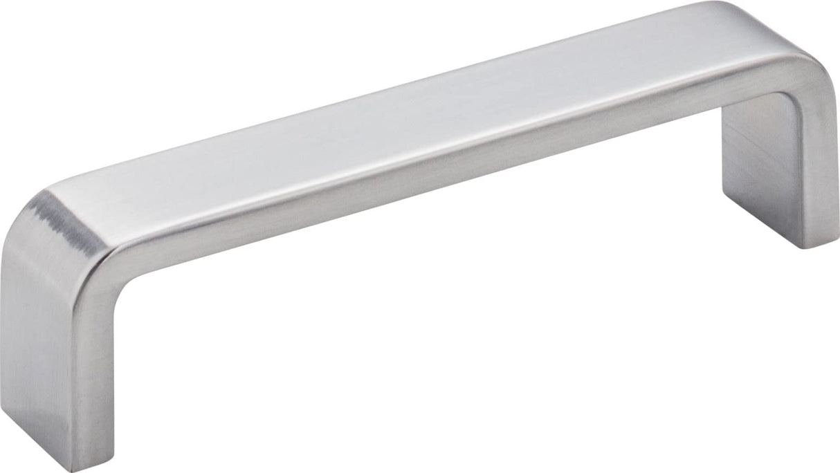 Elements 193-4BC 4" Center-to-Center Brushed Chrome Square Asher Cabinet Pull