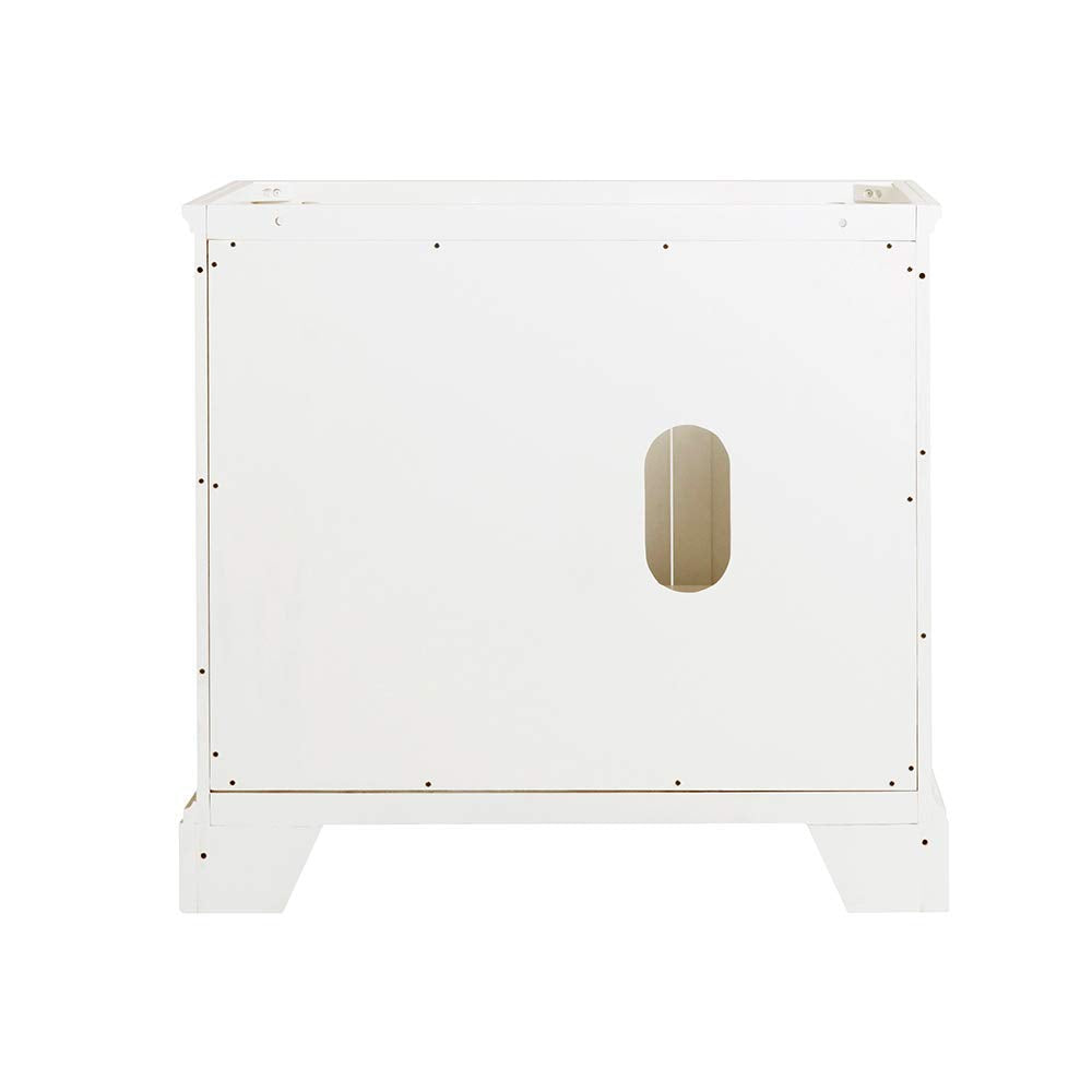 Fresca FCB2436WHM Fresca Windsor 36" Matte White Traditional Bathroom Cabinet