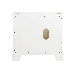 Fresca FCB2436WHM Fresca Windsor 36" Matte White Traditional Bathroom Cabinet