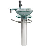 Fresca CMB1019-V Fresca Ovale 24" Modern Glass Bathroom Pedestal