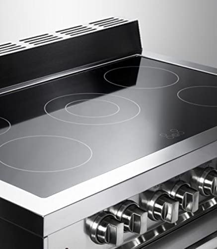 Verona VPFSEE365E Prestige 36" Electric Glass Top Range - Matte Black