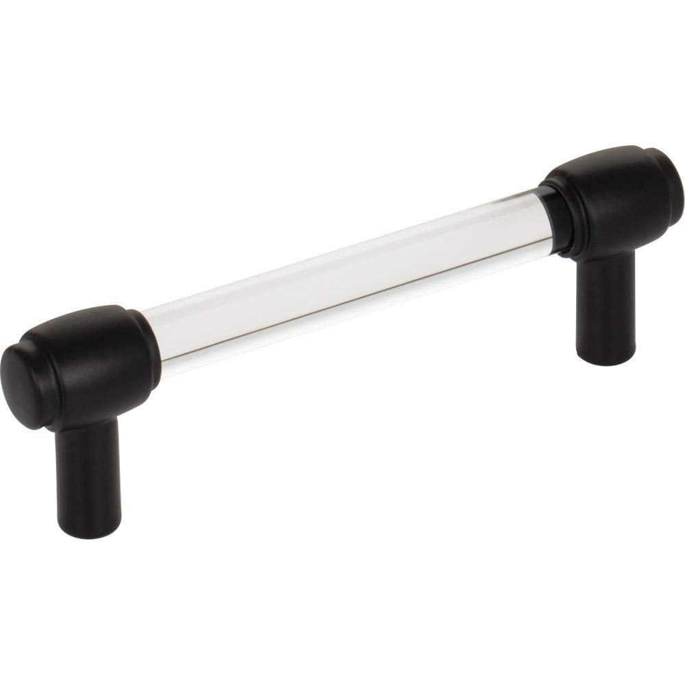 Jeffrey Alexander 775-96MB 96 mm Center-to-Center Matte Black Carmen Cabinet Bar Pull