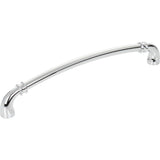 Jeffrey Alexander 445-192PC 192 mm Center-to-Center Polished Chrome Marie Cabinet Pull