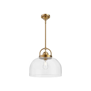 Alora PD461101AG LANCASTER 15" PENDANT AGED GOLD E26 60W