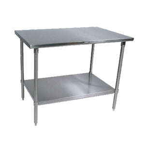 John Boos ST6-3630SSK Stainless Steel Top Work Table 30"W x 36"D with Undershelf
