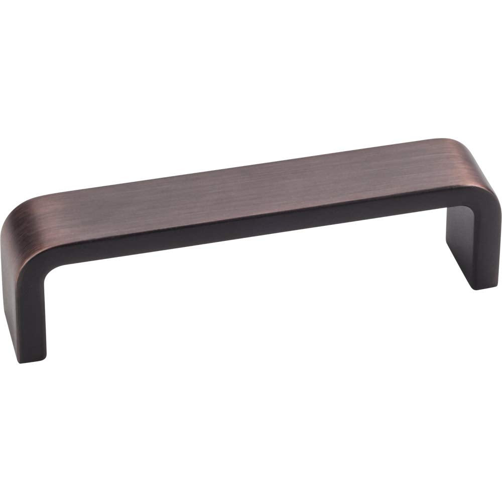 Elements 193-96DBAC 96 mm Center-to-Center Brushed Oil Rubbed Bronze Square Asher Cabinet Pull