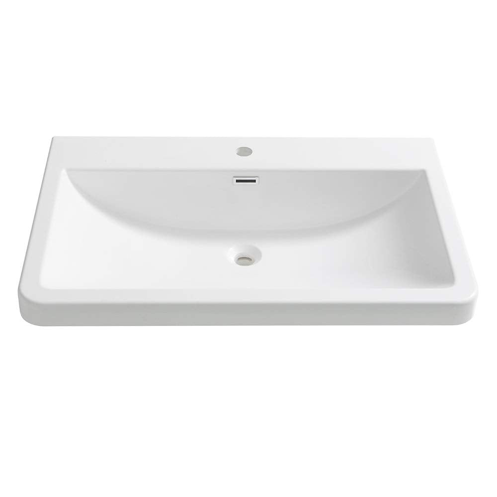 Fresca FVS8532WH Fresca Milano 32" White Integrated Sink / Countertop