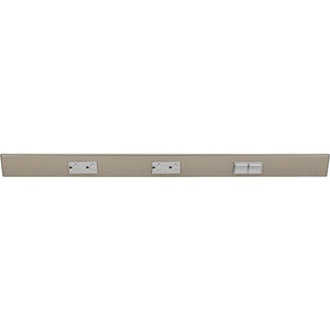 Task Lighting TRS30-3G-SN-RS 30" TR Switch Series Angle Power Strip, Right Switches, Satin Nickel Finish, Grey Switches and Receptacles