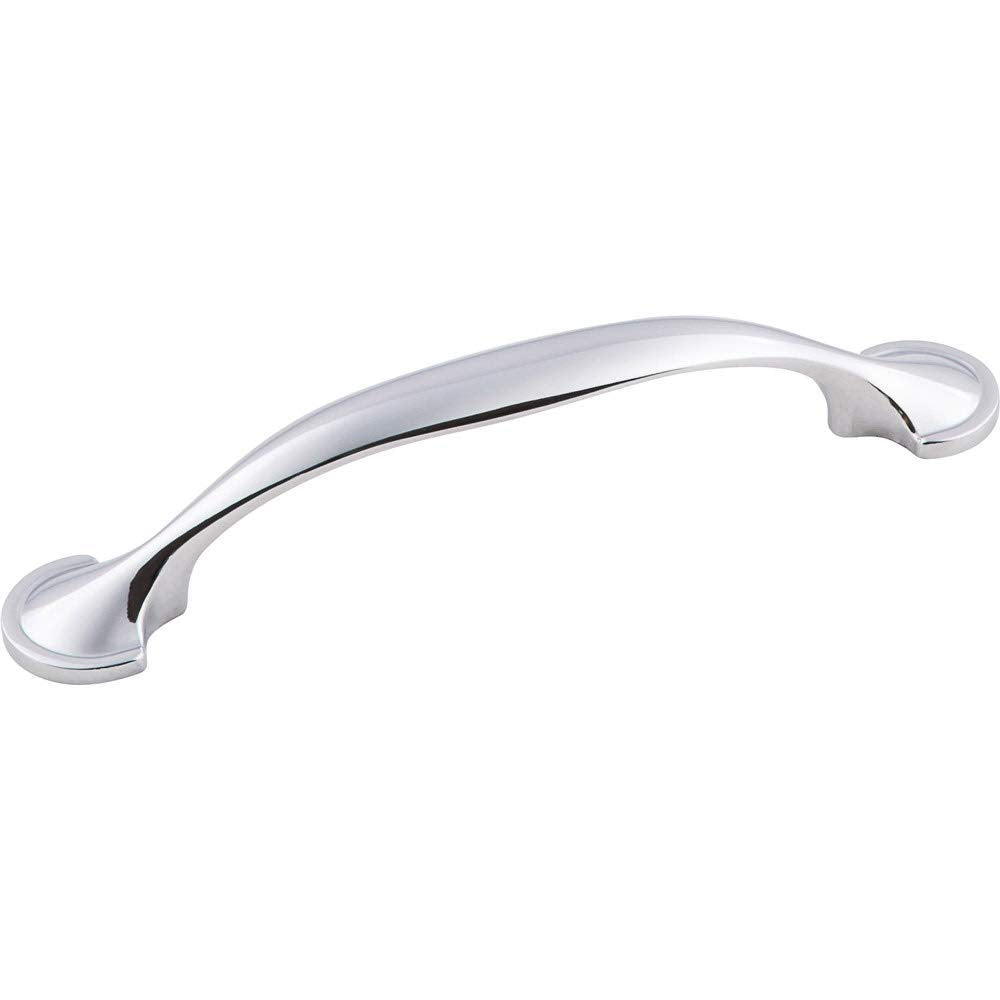 Elements 647-96PC 96 mm Center-to-Center Polished Chrome Watervale Cabinet Pull