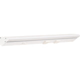 Task Lighting LP18QD6NDWWT50 18-1/2" 600 Lumen Direct Voltage DV Lighted Power Strip, White Finish, White Receptacles, 5000K Daylight White