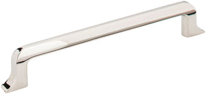Jeffrey Alexander 839-160NI 160 mm Center-to-Center Polished Nickel Callie Cabinet Pull