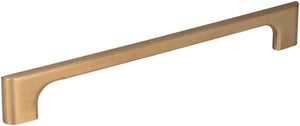 Jeffrey Alexander 286-192SBZ 192 mm Center-to-Center Satin Bronze Asymmetrical Leyton Cabinet Pull