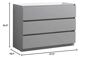 Fresca FCB9348GR Fresca Lazzaro 48" Gray Free Standing Modern Bathroom Cabinet