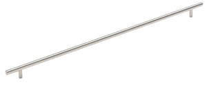 Amerock Cabinet Pull Sterling Nickel 21-7/16 inch (544 mm) Center to Center Bar Pulls 1 Pack Drawer Pull Drawer Handle Cabinet Hardware