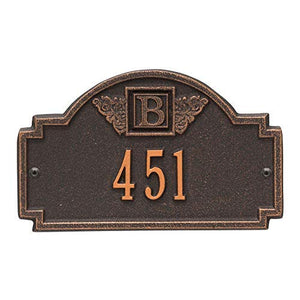 Whitehall 5007OB - Monogram - Petite Wall - One Line