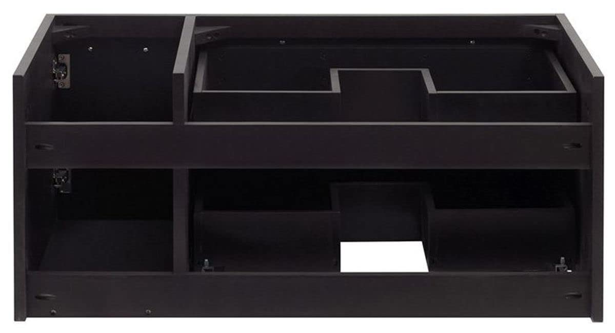 Fresca FCB6136ES-VSL-L Fresca Lucera 36" Espresso Wall Hung Vessel Sink Modern Bathroom Cabinet - Left Version