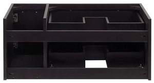 Fresca FCB6136RBL-VSL-L Fresca Lucera 36" Royal Blue Wall Hung Vessel Sink Modern Bathroom Cabinet - Left Version