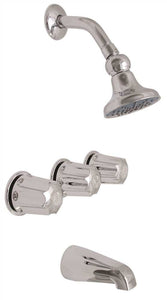 Gerber G0748031 Chrome Classics Three Metal Fluted Handle Threaded ESCUTCHEO...