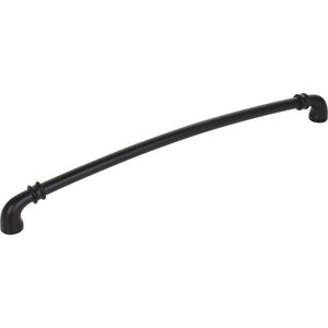 Jeffrey Alexander 445-305MB 305 mm Center-to-Center Matte Black Marie Cabinet Pull