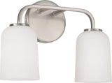 Capital Lighting 148821BN-542 Lawson 2 Light Vanity Brushed Nickel