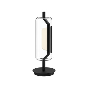 Kuzco TL28518-BK HILO 18" TABLE LAMP TEXTURED BLACK 120V TOUCH DIMMER LED 3000K 90CRI 9W