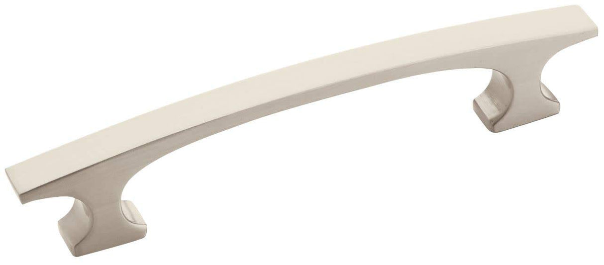 Amerock Cabinet Pull Satin Nickel 3-3/4 inch (96 mm) Center to Center Conrad 1 Pack Drawer Pull Drawer Handle Cabinet Hardware