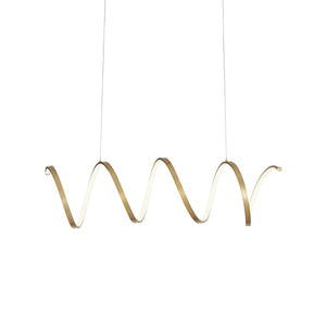 Kuzco LP93742-AN SYNERGY 42" LP Antique Brass 120V TRIAC/ELV LED 3000K 90CRI 56W
