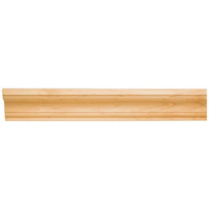 Hardware Resources MC8CH 3/4" D x 2-1/2" H Cherry Ogee Cove Crown Moulding