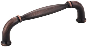 Jeffrey Alexander 737-96DBAC 96 mm Center-to-Center Brushed Oil Rubbed Bronze Chesapeake Cabinet Pull