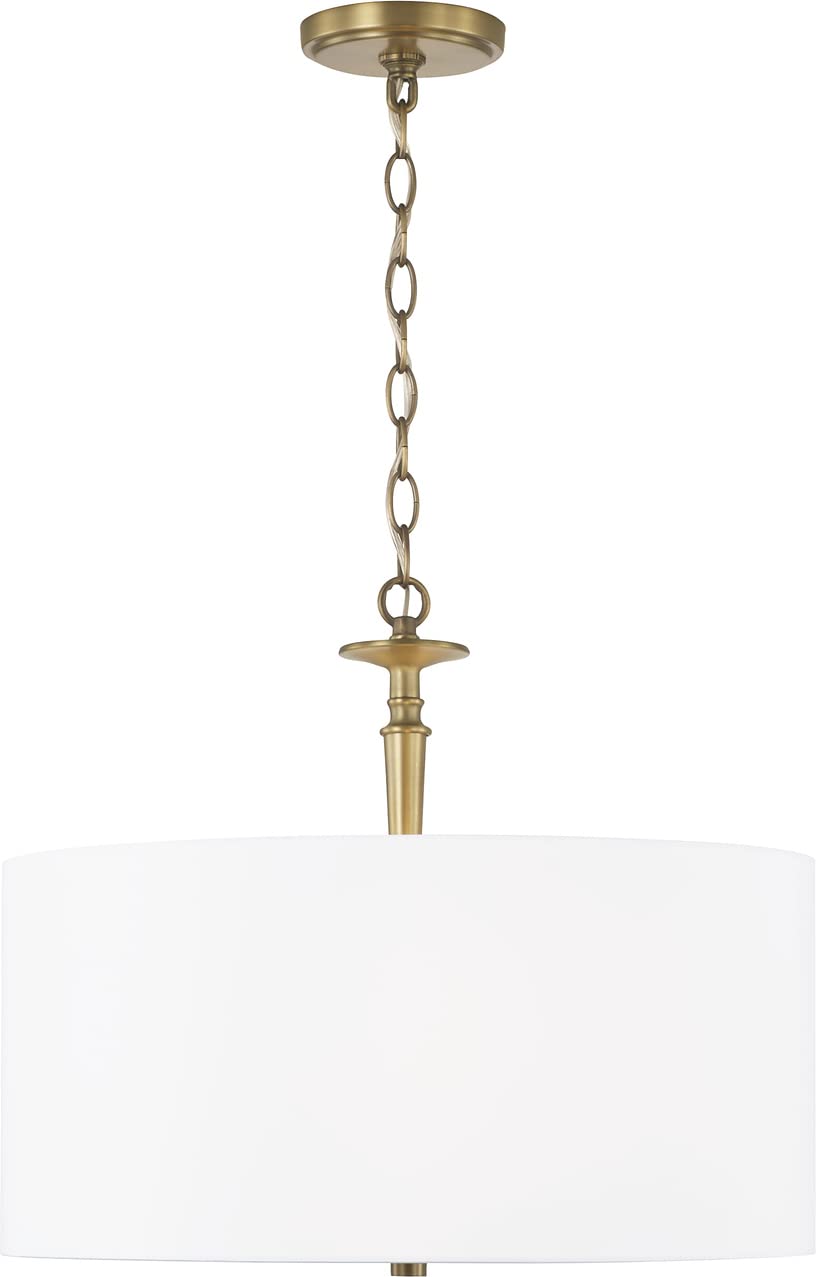 Capital Lighting 342631AD Abbie 3 Light Pendant Aged Brass