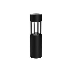 Kuzco EB40924-BK NOVATO 24" EXTERIOR BOLLARD TEXTURED BLACK 120-277V TRIAC/ELV LED 3000K 80CRI 24W