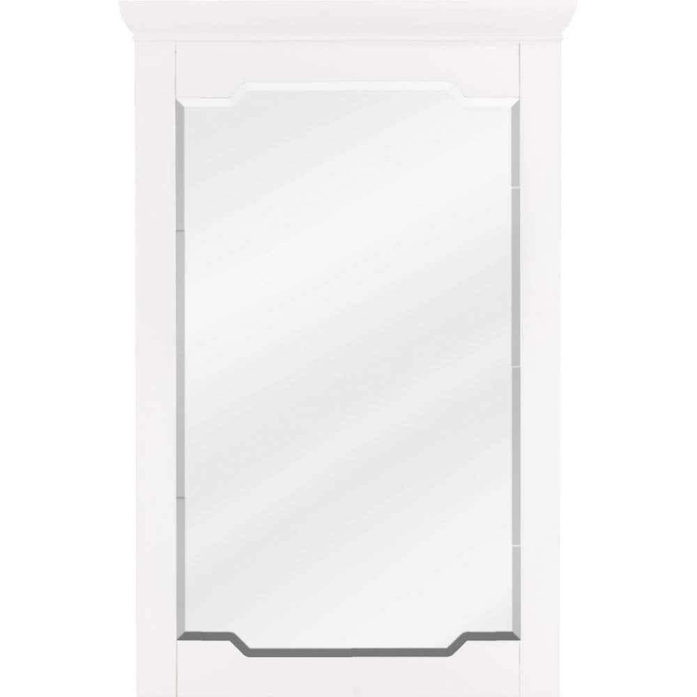 Jeffrey Alexander MIR2CHA-22-WH 22" W x 1-1/2" D x 34" H White Chatham mirror