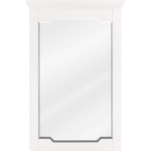 Jeffrey Alexander MIR2CHA-22-WH 22" W x 1-1/2" D x 34" H White Chatham mirror