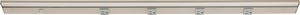 Task Lighting LP36QD12NDGSN27 36-1/2" 1200 Lumen Direct Voltage DV Lighted Power Strip, Satin Nickel Finish, Grey Receptacles, 2700K Warm White