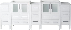 Fresca FCB62-72WH Fresca Torino 72" White Modern Bathroom Cabinets