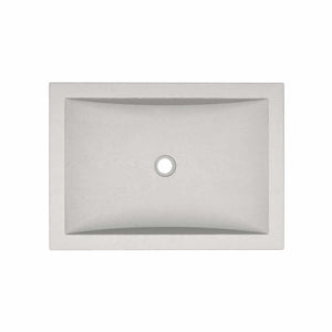 Native Trails NSL2014-A Cabrillo Native Stone Dual-Mount Bathroom Sink, Ash