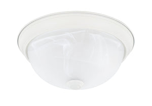 Capital Lighting 219021MW Bates 2 Light Flush Mount Matte White