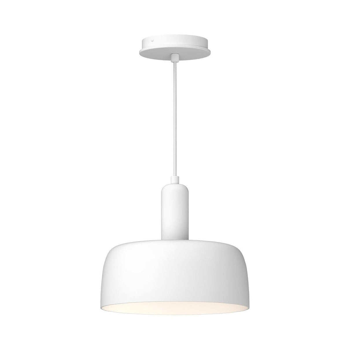 Alora PD427710WH ADRIANO 10" PD WHITE CORD 72 1X60W E26