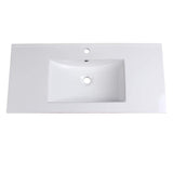 Fresca FVS8140WH Fresca Allier 40" White Integrated Sink / Countertop