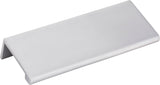 Elements A500-4BC 4" Overall Length Brushed Chrome Edgefield Cabinet Tab Pull