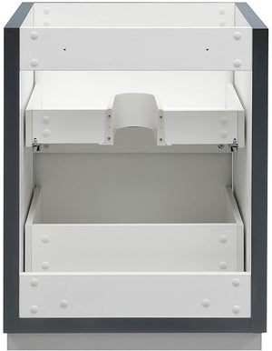 Fresca FCB8424GG Fresca Valencia 24" Dark Slate Gray Free Standing Modern Bathroom Cabinet