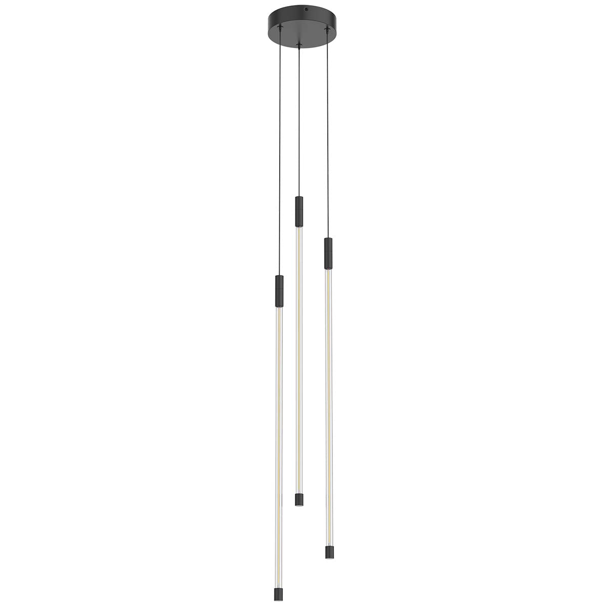 Kuzco MP75227-BK MOTIF 27" 3 HEAD MULTI-PENDANT BLACK 30W 120VAC WITH LED DRIVER 2700K 90CRI
