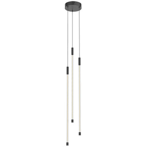 Kuzco MP75227-BK MOTIF 27" 3 HEAD MULTI-PENDANT BLACK 30W 120VAC WITH LED DRIVER 2700K 90CRI