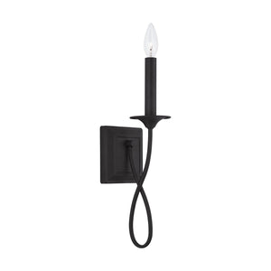 Capital Lighting 637211BI Vincent 1 Light Sconce Black Iron