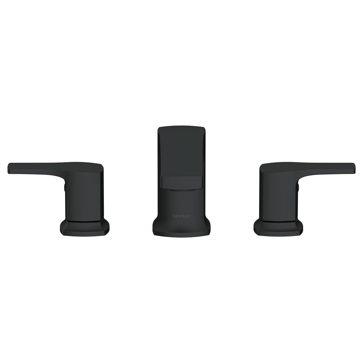 Gerber D300970BST Tribune Three Piece Roman Tub Trim Kit - Satin Black