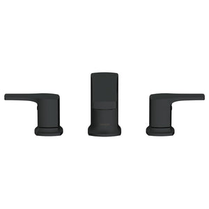 Gerber D300970BST Tribune Three Piece Roman Tub Trim Kit - Satin Black