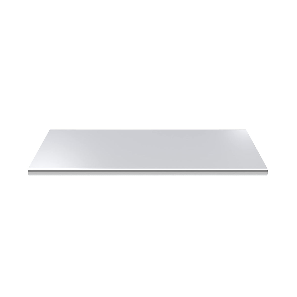 Amerock Cabinet Pull Polished Chrome 3 inch (76 mm) Center to Center Edge Pull 1 Pack Drawer Pull Drawer Handle Cabinet Hardware