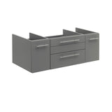 Fresca FCB6142GR-UNS Fresca Lucera 42" Gray Wall Hung Undermount Sink Modern Bathroom Cabinet